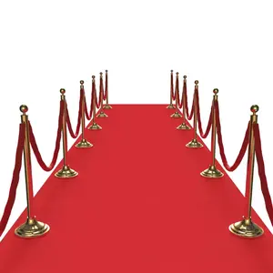 Diskon besar karpet merah untuk pernikahan panggung komersial karpet acara