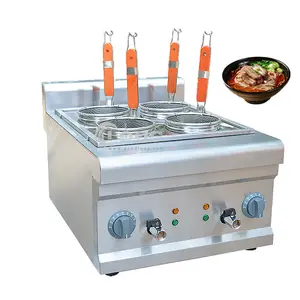 レストラン機器ステンレス鋼バスケットカウンタートップ商業ヌードル炊飯器ポータブル電気パスタボイラー調理機