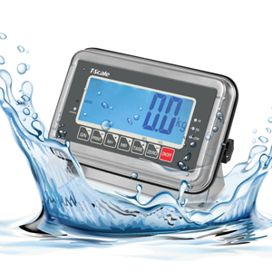 Báscula de plataforma electrónica Veidt con indicador LED, alarma luminosa y controlador impermeable - Product Image 1