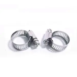 2024 Hot Sale Adjustable stainless steel mini American type hose clamps