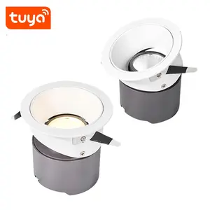 TUYA Đèn Chiếu Điểm Wifi CCT 3000K/3500K/4000K/6000K Đèn LED Âm Trần 12W Điều Khiển Ứng Dụng Thông Minh Chống Lóa Hiện Đại Khách Sạn