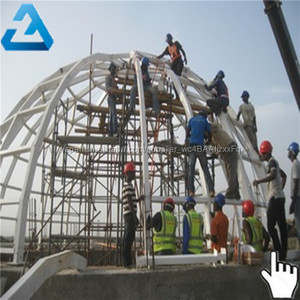 Estructura <span class=keywords><strong>de</strong></span> acero grande <span class=keywords><strong>de</strong></span> prefabricada cúpula <span class=keywords><strong>de</strong></span> techo <span class=keywords><strong>de</strong></span> vidrio <span class=keywords><strong>de</strong></span> la mezquita tragaluz en el techo <span class=keywords><strong>de</strong></span> la Iglesia - Product Image 2
