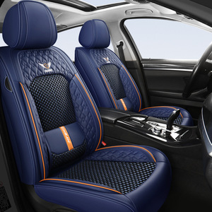 Nouvelle Collection : Housses de Sièges Auto Universelles Quatre Saisons en Cuir et Soie Glacée OLIVER – Confort Optimal - Product Image 2