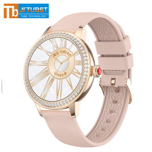 <span class=keywords><strong>Reloj</strong></span> <span class=keywords><strong>Inteligente</strong></span> TK26 para <span class=keywords><strong>Mujer</strong></span> con Pantalla Redonda de 1.26 Pulgadas, Diamantes, Lujo, Moda, Económico, Venta al por Mayor, Resistente al Agua IP67, <span class=keywords><strong>Reloj</strong></span> <span class=keywords><strong>Inteligente</strong></span> XOFIT para <span class=keywords><strong>Mujer</strong></span> - Product Image 5