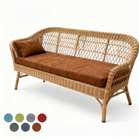 Coussin de canapé en mousse à mémoire de forme à haute élasticité, antistatique, pour usage extérieur, avec housse en lin respirant lavable, coussin de banc OEM ODM
