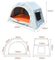 NUEVA Carpa Inflable de PVC para Agua, Balsa Flotante, Uso Comercial en Interiores/Exteriores, Camping, Pesca, Mar, Capacidad de 100-500 kg, para 2 Personas