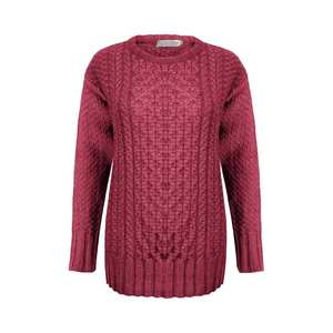 เสื้อสเวตเตอร์ทรงบ็อกซี่สำหรับผู้หญิงไซส์พลัส เหมาะสำหรับการเลเยอร์กับกางเกงเอวสูงและเดรส ชุดทันสมัย - Product Image 1