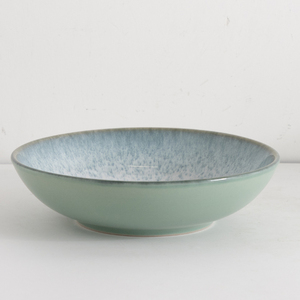 Ensemble de vaisselle de mariage en grès de luxe nordique européen Nouveau design Glaçure verte réactive Passe au lave-vaisselle Plaques en céramique - Product Image 1