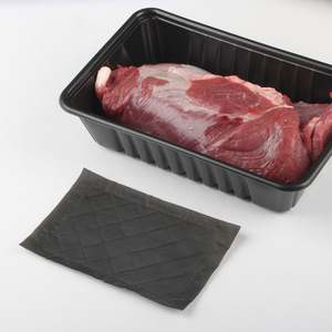 Tampon absorbant jetable pour emballage de volailles, poissons et viandes, qualité alimentaire et écologique, 7 jours, 130x80mm ou sur mesure, 40ml/pièce - Product Image 6