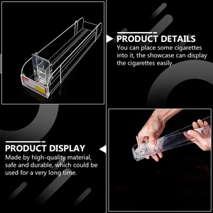 28.2*6.4*7CM Cosmetic Display Spring Loaded Bottle Canned <b>Drink</b> Shelf Pusher Product Divider with Springs - Product Image 5