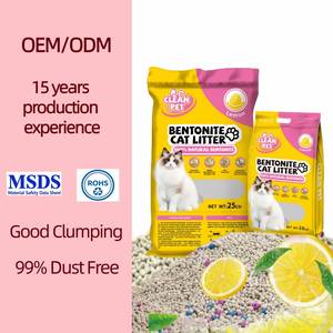 OEM Factory Arena Para Gatos Coffee Scented Bentonite Cat <b>Sand</b> Odor Control Hard Clumping - Product Image 1