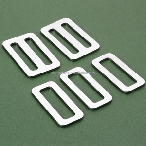 Ajustable 8 formas Tri Glide Hebilla Deslizante Clip deslizante Gancho de metal de tamaño personalizado Acero inoxidable/Aleación de metal de zinc Hebilla de equipaje - Product Image 4