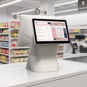 Terminal de paiement tactile économique 15,6 pouces Android/Windows pour caisse de magasin de détail et supermarché - Product Image 1