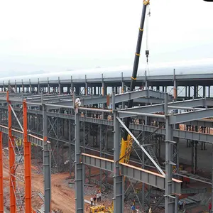 トルコの金属建設プロジェクト/鉄骨構造/プレハブワイドスパン鉄骨構造建物