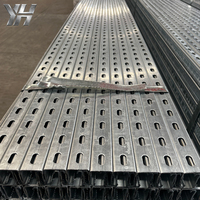 Supports de gouttière en acier galvanisé en forme de M pour système de support photovoltaïque, norme ASTM, certifié ISO 9001