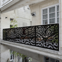 Panneaux métalliques décoratifs découpés au laser pour clôtures, treillis et rampes d'escalier intérieurs/extérieurs - Designs personnalisés, revêtement poudré, style australien