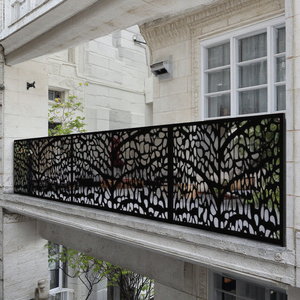 Panneaux métalliques décoratifs découpés au laser pour clôtures, treillis et rampes d'<span class=keywords><strong>escalier</strong></span> intérieurs/extérieurs - Designs personnalisés, revêtement poudré, style australien - Product Image 1