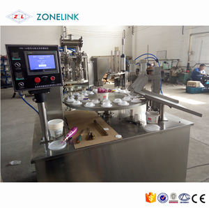 Cao hiệu quả Kem/sữa chua quay cốc hình nón điền niêm phong máy - Product Image 5