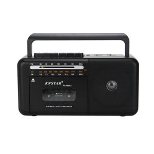 Lecteur de cassette portable personnalisé, directement de l'usine, radio BT, système audio multifonction, style vintage, construction en plastique durable - Product Image 4