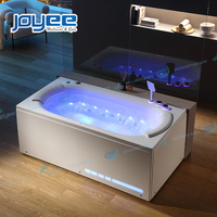 JOYEE 2 personnes baignoire balnéo cascade baignoires intérieures bain à remous cascade baignoire avec oreiller douche combo baignoires spa
