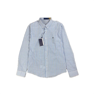 RL Vintage ODM Striped Sun-Protective for <strong>Shirt</strong> for Spring and Summer Thin Long-Sleeved Embroidered Top Feminine Charm - Product Image 5