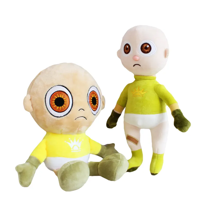 New Game Figure The Baby In Yellow Plushies Horror Game Stuffed Baby In Yellow Doll Scary Yellow Baby Plush Toys Gifts
