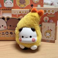 Meilleures ventes : 100% Authentique, Lot de 8 Porte-clés en peluche Bubu Dudu, Boîte mystère, Poupées en vinyle et peluche décoratives, Breloques de sac adorables