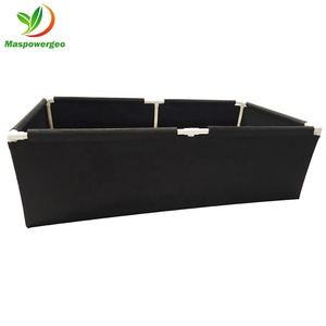 Bac à légumes surélevé en tissu de jardin de 4x4 <span class=keywords><strong>pieds</strong></span>, 300 x 200 gallons, avec supports en tubes plastiques - Product Image 5