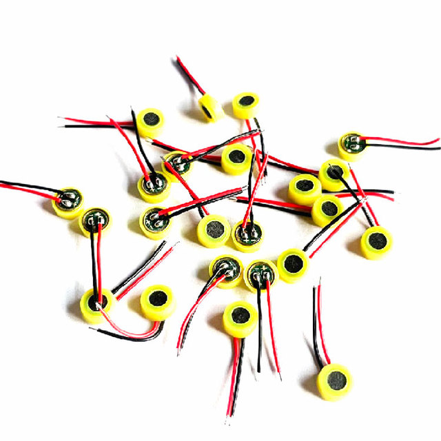 4015 Mic Condenser Microphone with Lead Wire 4618 High Sensitivity Mic Microphone for Bluetooth Recording Size 4*1.5MM