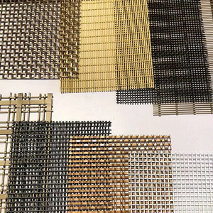 Chất Lượng Cao Dệt Sắt Rèm Tường Kim Loại Carbon Thấp Dây Thép Trang Trí Lưới Sản Xuất Tại Trung Quốc - Product Image 6