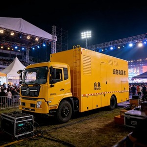 Camion d'alimentation électrique mobile Dongfeng 100W, alimentation de secours pour les interventions en cas de catastrophe et la construction - Product Image 1