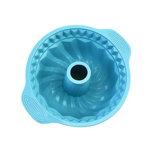 Moldes de silicona antiadherentes coloridos de alta calidad para pasteles estriados, pasteles <span class=keywords><strong>caseros</strong></span> de silicona para moldes redondos, pan y gelatina - Product Image 6