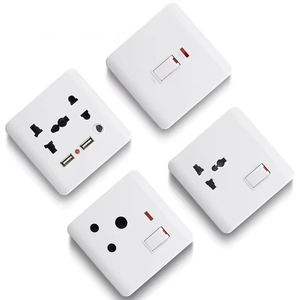 यूनजोड़ी 2024 दीवार स्विच के लिए इलेक्ट्रिक स्विच विद्युत स्विच और नए डिजाइन सुपर स्लिम पैनल को प्लग करें - Product Image 6