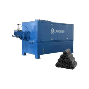 E.P Hot Sell Wholesale Barbecue Hookah Charcoal Coal Powder Cube Hexagonal Shape Briquette Stick Forming Making Machine