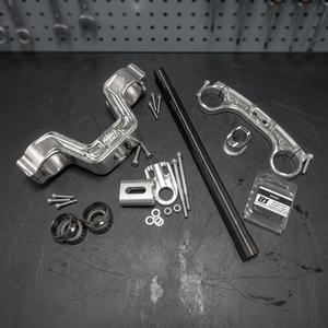 Kit de Placas de Eje Delantero Malaguti F12 para Horquillas de 45-48mm de Diámetro, Compatible con Ottopuntouno JF-1 FG, Accesorios para Motocicleta, Nuevo FRM008 - Product Image 2