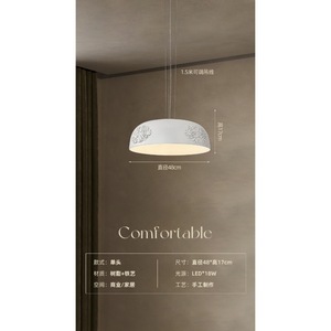 French-Style Carved Art Lighting Fixture Sophisticated Vintage-Style Chandelier for <b>Dining</b> Table Bar Designer Ceiling <b>Light</b> - Product Image 6