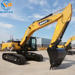 Excavatrice Sany SY245H d'occasion |   Excavatrice robuste à bras renforcé pour le concassage de roches et les opérations en carrière - Product Image 2