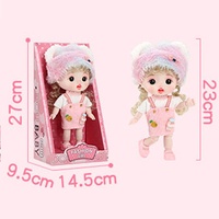 Poupée articulée Princesse Beauté 2025 de 8 pouces en vinyle et plastique, modèle de princesse mignonne, jouet souple gonflable, échelle 1:12, LH Unisexe