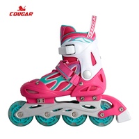 Patins à roulettes en ligne réglables MZS701-QS pour enfants - Roulements ABEC-7 - Conception respirante