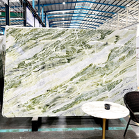 Marbre vert émeraude de luxe pour cheminée Table à manger Table basse mur fond décor carreaux cuisine comptoir bassin évier