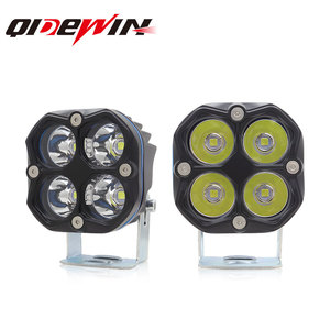 ไฟสปอร์ตไลท์มอเตอร์ไซค์รูปใบโคลเวอร์สี่แฉก 4 LED สว่างพิเศษ ไฟส่องสว่างแบบสี่เหลี่ยม สำหรับรถออฟโรด ติดตั้งบนหลังคา - Product Image 3