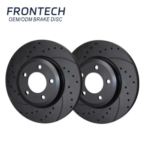 จานเบรก OEM สำหรับรถยนต์นิสสัน <span class=keywords><strong>GTR</strong></span> 370Z อัลเมร่า ฮุนได เกีย เปอโยต์ เรโนลต์ อะไหล่รถยนต์ - Product Image 1