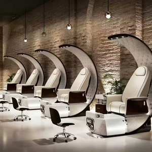 Fauteuil de massage électrique multifonctionnel intégré pour les pieds, canapé de salon pour manucure, fauteuil de relaxation pour la réparation des pieds, idéal pour la maison et les spas de beauté - Product Image 2