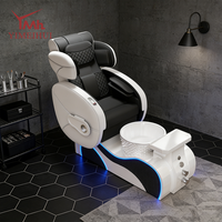 Fauteuil de massage des pieds multifonctionnel professionnel pour salon de manucure de luxe étranger