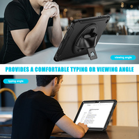 Ağır sağlam kılıf ile 360 döndür standı Samsung Galaxy Tab A11 artı 11 inç 2025