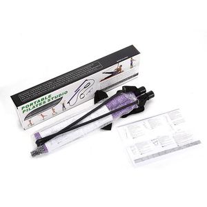 Kit de barre de Pilates portable 22 en 1 avec bande de résistance pour entraînement à domicile, barre de tonification et bâton de yoga Pilates – Certifié BSCI - Product Image 3