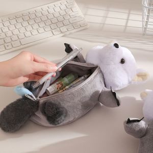 Trousse à crayons en peluche 3D Koala, pochette souple pour fournitures scolaires, idéale pour enfants, filles et garçons - Product Image 4