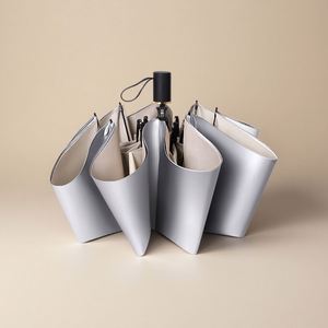 Paraguas Plegable Manual Comercial de Gran Tamaño, Diseño Clásico con Impresión de Logotipo de Calidad, para Viajes y Lluvia, Venta Caliente 2025 - Product Image 1