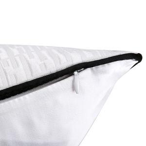 Nuovi Arrivi: Copricuscini Jacquard Stile Rustico Bianco per Divano e Letto, 18 X 18 Pollici - Product Image 6