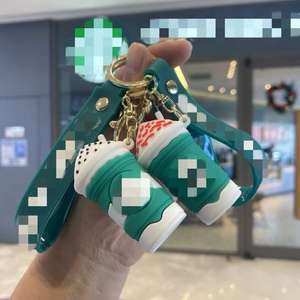 Novedad al por mayor: Llavero de plástico con colgante 3D de dibujos animados de <span class=keywords><strong>Boba</strong></span> Buck para mochila, pareja, llaves de coche, regalos colgantes - Product Image 2